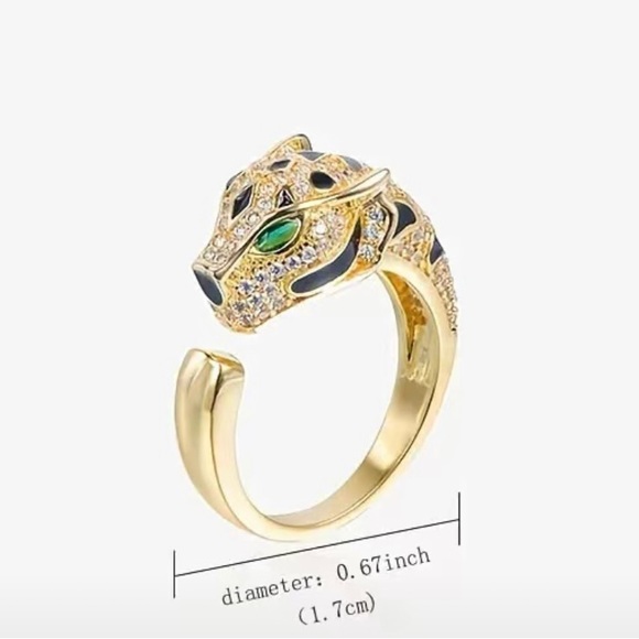 Leopard ring adjustable - Picture 5 of 8